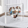 I Love You Photos Heart Boyfriend Girlfriend Husband Wife Square Acrylic Block