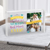 World's Best Mum Typographic Photos Personalised Gift Acrylic Block