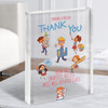 Classroom Sending A Special Thank You Kids Cartoon Gift Acrylic Block