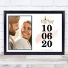 Champagne Blush Celebration Special Date Event Photo Personalised Gift Print