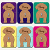 Mini English Doodle Dog Lead Holder Leash Hook Any Colour Personalised Gift