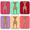 Italian Greyhound Dog Lead Holder Leash Hanger Hook Any Colour Personalised Gift