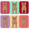 Alaskan Klee Kai Dog Lead Holder Leash Hanger Hook Any Colour Personalised Gift