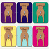 Black Mouth Cur Dog Lead Holder Leash Hanger Hook Any Colour Personalised Gift