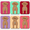 Border Terrier Dog Lead Holder Leash Hanger Hook Any Colour Personalised Gift