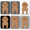 Aussiedoodle Dog Lead Holder Leash Hanger Hook Any Colour Personalised Gift