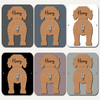 Goldendoodle Dog Lead Holder Leash Hanger Hook Any Colour Personalised Gift