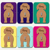 Goldendoodle Dog Lead Holder Leash Hanger Hook Any Colour Personalised Gift