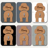 Poodle Dog Lead Holder Leash Hanger Hook Any Colour Personalised Gift