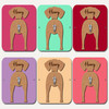 Vizsla Dog Lead Holder Leash Hanger Hook Any Colour Personalised Gift