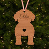 Mini English Doodle Dog Bauble Ornament Personalised Christmas Tree Decoration