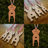 Weimaraner Dog Bauble Dog Bum Ornament Personalised Christmas Tree Decoration