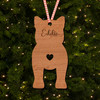 Shiba Inu Dog Bauble Dog Bum Ornament Personalised Christmas Tree Decoration