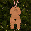 Spinone Italiano Dog Bauble Ornament Personalised Christmas Tree Decoration