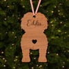 Toy Aussiedoodle Dog Bauble Ornament Personalised Christmas Tree Decoration