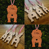 Cockapoo Dog Bauble Dog Bum Ornament Personalised Christmas Tree Decoration