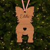 Papillon Dog Bauble Dog Bum Ornament Personalised Christmas Tree Decoration