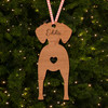 Vizsla Dog Bauble Dog Bum Ornament Personalised Christmas Tree Decoration
