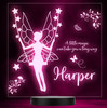 Girls Fairy Swing Stars Personalised Gift Colour Change Led Lamp Night Light