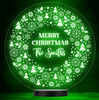 Christmas Icons Festive Wreath Family Colour Change Lamp Night Light