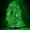 Robot Star Wars R2D2 Personalised Gift Colour Changing Led Lamp Night Light