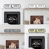 Mr & Mrs Est Wedding Date Any Colour Any Text 3D Train Style Street Home Sign
