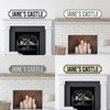 Name Castle Home Family Any Colour Any Text 3D Train Style Street Home Sign