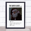 The Santa Clause Polaroid Movie Vintage Film Wall Art Poster Print