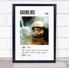 Gremlins Polaroid Movie Vintage Film Wall Art Poster Print