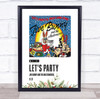 Jive Bunny And The Mastermixers Let's Party Christmas Single Polaroid Music Art Print