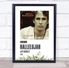 Jeff Buckley Hallelujah Christmas Single Polaroid Vintage Music Wall Art Poster Print