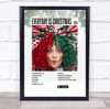 Sia Everyday Is Christmas Music Polaroid Vintage Music Wall Art Poster Print