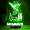 Star Wars Yoda Character Personalised Gift Colour Changing LED Lamp Night Light