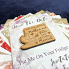 Dove Bird Personalised Wooden Wedding Save The Date Magnets & Backing Cards