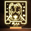 American Pit Bull Terrier Dog Memorial Pet Loss Personalised Gift Night Light
