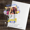 21st Or Any Age Photo Banner Acrylic Transparent Birthday Party Invitations