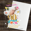 90th Or Any Age Photo Banner Acrylic Transparent Birthday Party Invitations