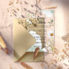 Daisy Flower Acrylic Clear Transparent Luxury Wedding Invitations Invites