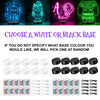 Mexican Skull Day Of The Dead Pattern Diamond Gift Colour Change Night Light