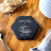 Hexagon Slate Mum's Coffee Goes Here Mother's Day Gift Personalised Coaster