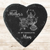 Heart Slate Teapot Cups Cake Mother's Day Mum Gift Personalised Coaster