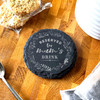 Round Slate Wreath Reserved Mum's Drink Mother's Day Gift Personalised Coaster