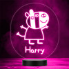 Zaza Zebra Peppa Pig Kids Tv Character LED Personalised Gift Night Light