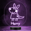 Kylie Kangaroo Kids Peppa Pig Tv Character LED Personalised Gift Night Light