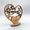 To An Amazing Son Stars Birthday Heart Engraved Keepsake Personalised Gift