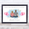 Hold Each Other Romantic Gift For Him or Her Personalised Couple Print