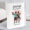 Pink Splash Gym Romantic Gift For Him or Her Personalised Couple Acrylic Block Pink Splash Gym Romantic Gift For Him or Her Personalised Couple Acrylic Block