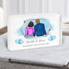 Adventuring Together Gift For Him or Her Personalised Couple Acrylic Block
