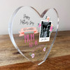 Mum To Be Mother's Day Baby Scan Photo Clear Heart Personalised Acrylic Gift