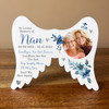 Nan Photo Personalised In Memory Memorial Gift Acrylic Block Ornament